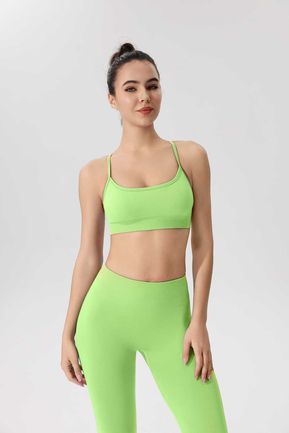 Ruxi N2291 Seamless Pads Hollow Thin Straps Sports Bra Ruxi N2291 Seamless Pads Hollow Thin Straps Sports Bra